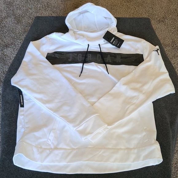 jordan 23 alpha therma pullover hoodie white